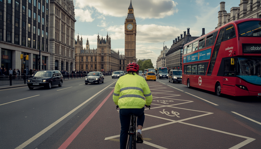 cycling in london traffic