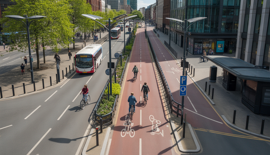 bike lanes manchester new projects