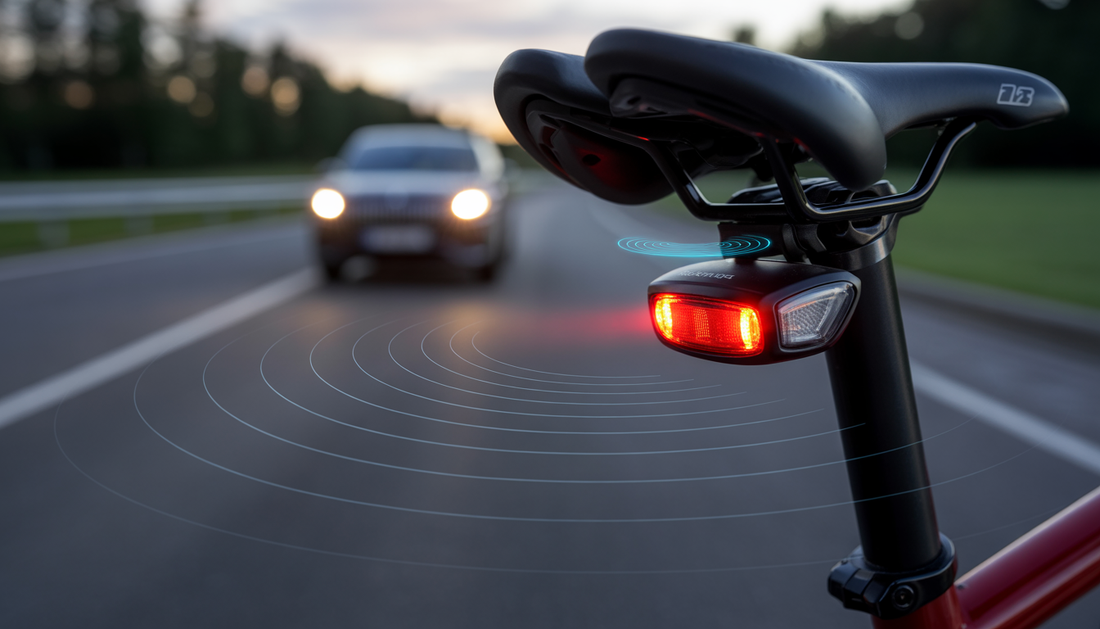 rear bike light with radar