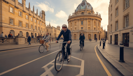 cycling in oxford city centre