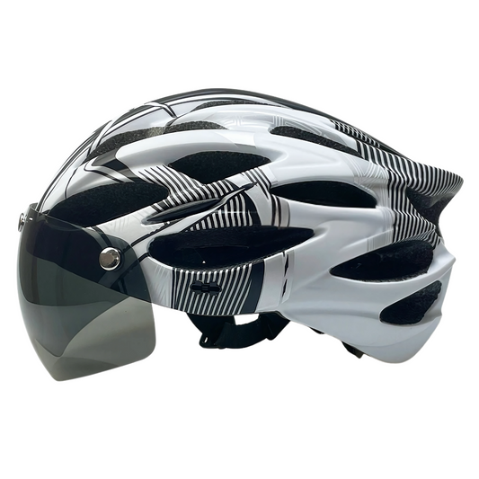 Cyclonix UK - Bike Helmet with Detachable Visor & LED – CycloGuard™