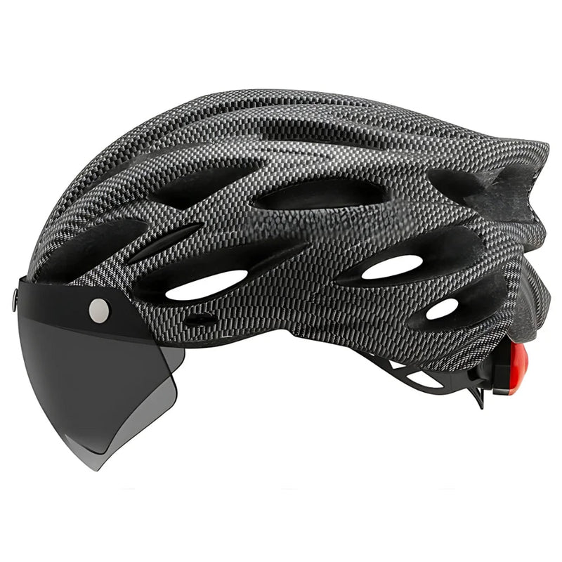 Cyclonix UK - Bike Helmet with Detachable Visor & LED – CycloGuard™