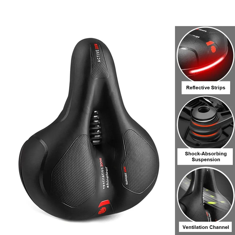 Cyclonix UK - Maximum Comfort Bike Saddle – CycloSoft™