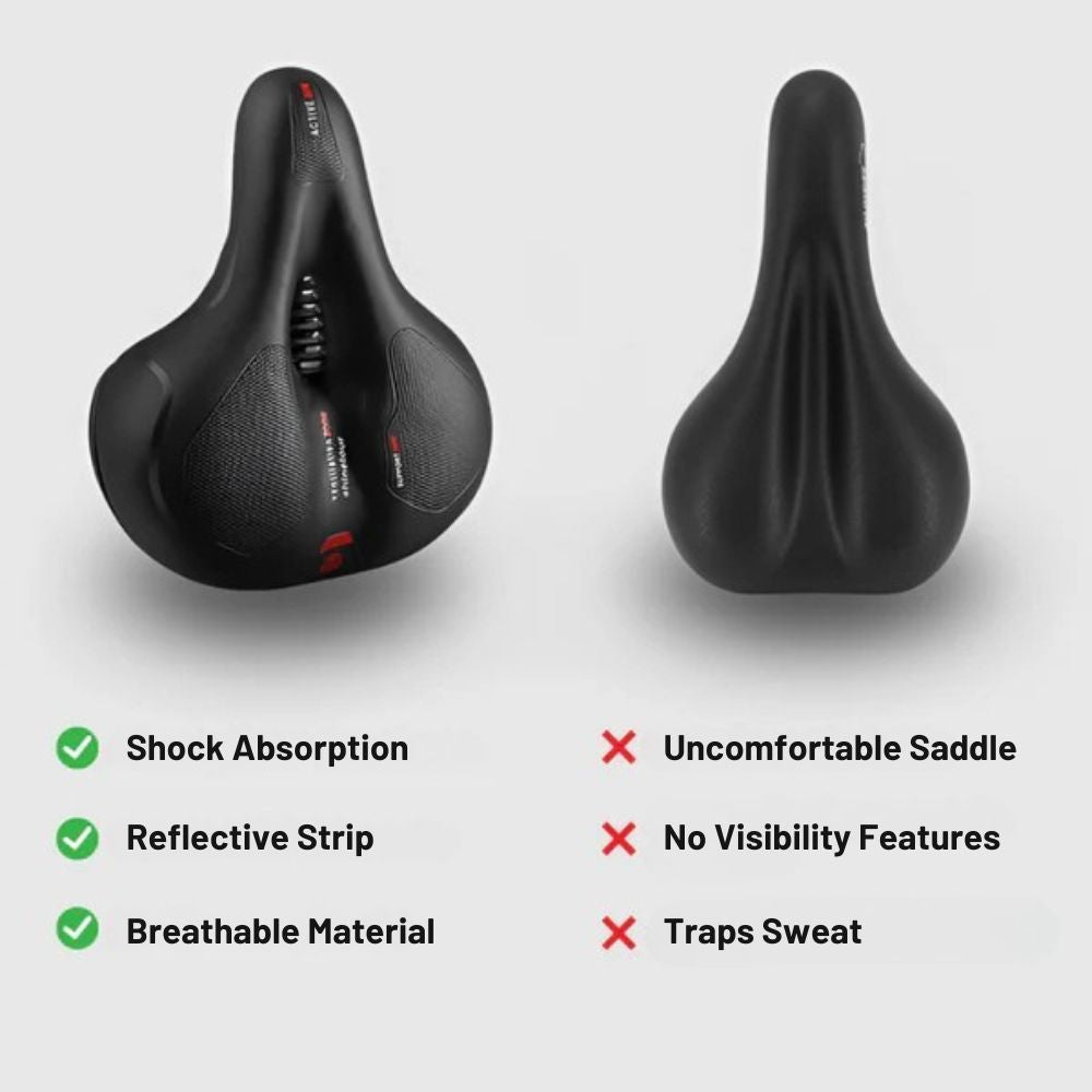Cyclonix UK - Maximum Comfort Bike Saddle – CycloSoft™