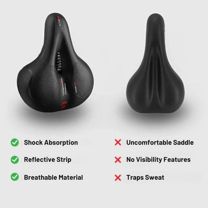 Cyclonix UK - Maximum Comfort Bike Saddle – CycloSoft™
