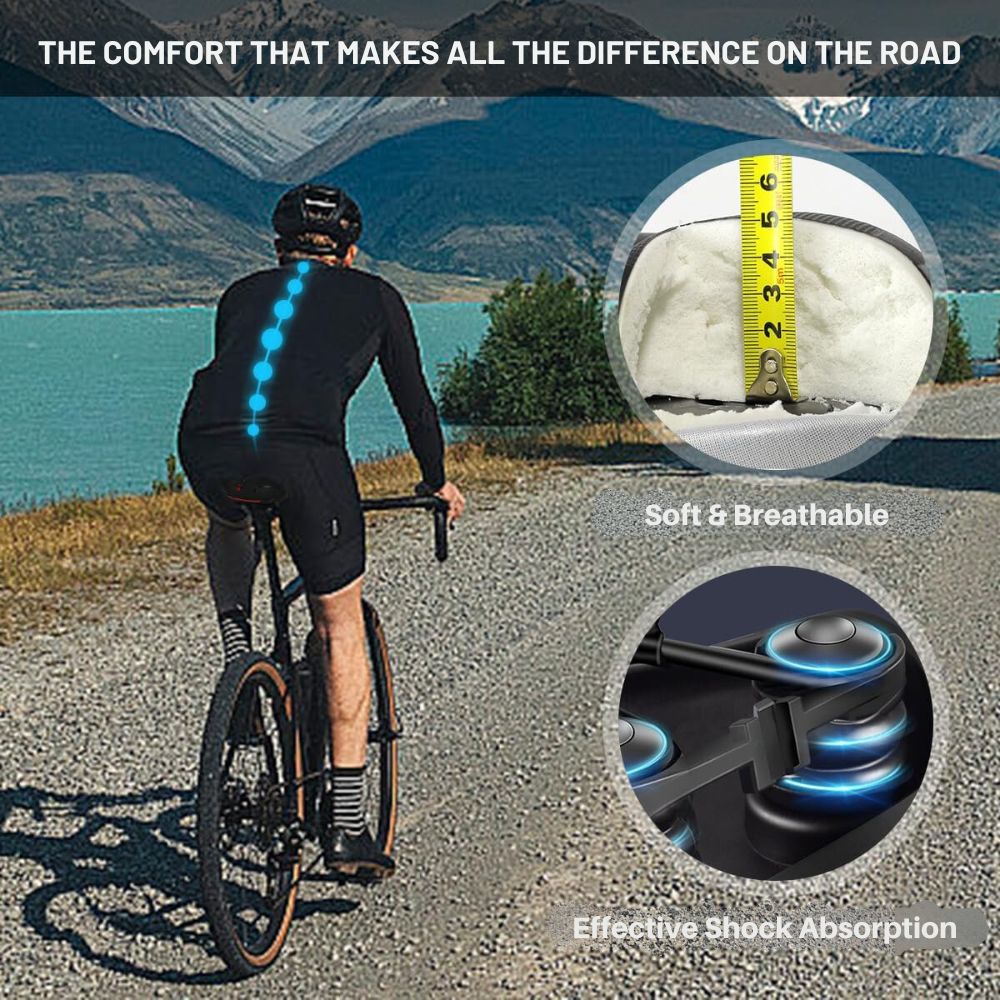 Cyclonix UK - Maximum Comfort Bike Saddle – CycloSoft™