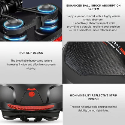 Cyclonix UK - Maximum Comfort Bike Saddle – CycloSoft™