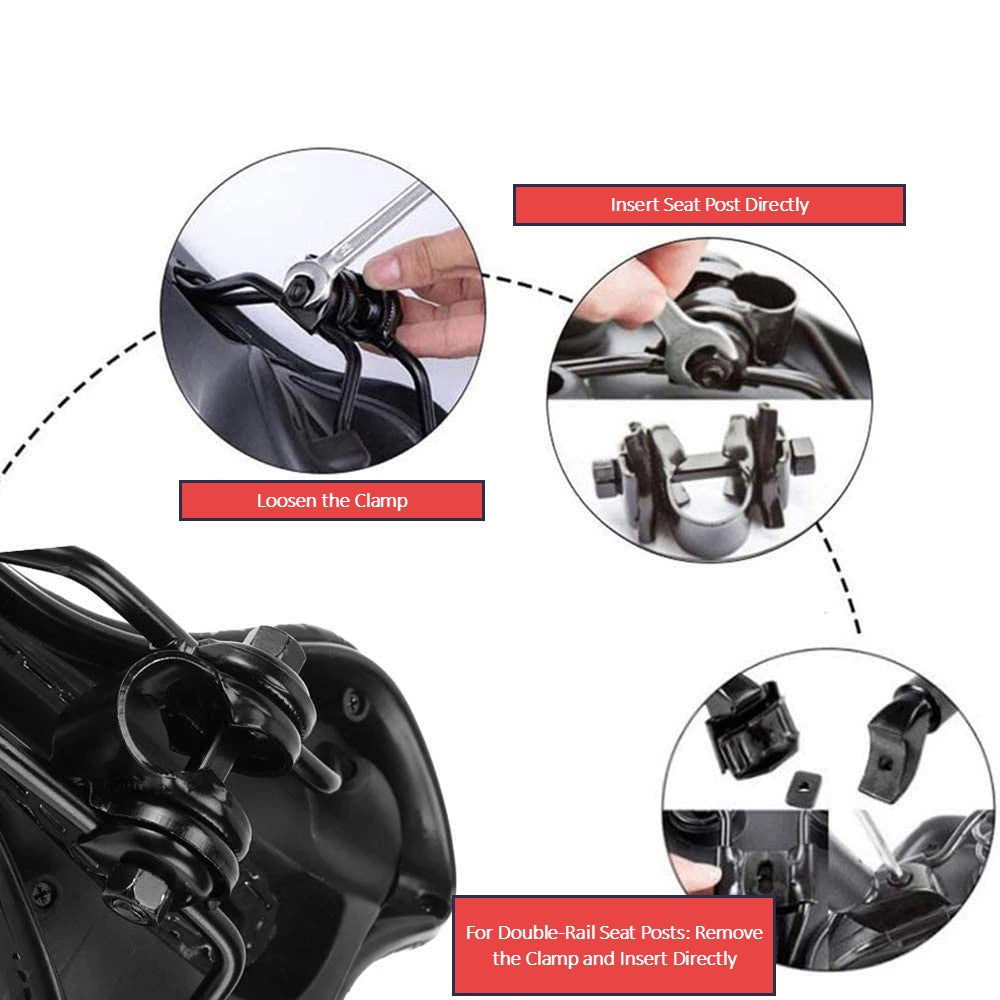 Cyclonix UK - Sport Comfort Bike Saddle – VeloxSeat™