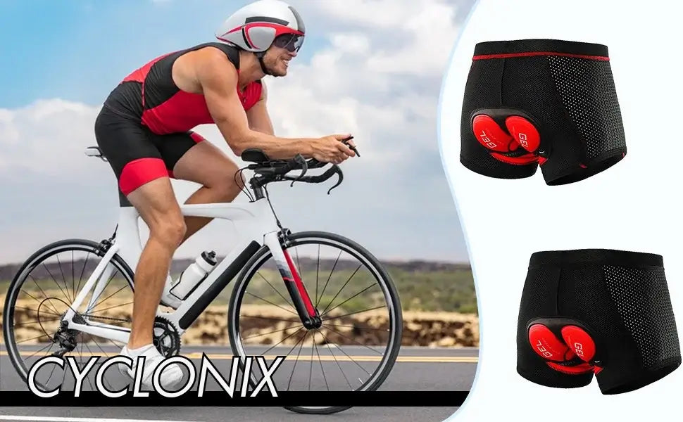 Cyclonix UK - Cycling Underwear with 5D Gel Padding – CycloGel™