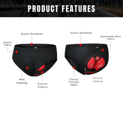 Cyclonix UK - Cycling Underwear with 5D Gel Padding – GelCush™