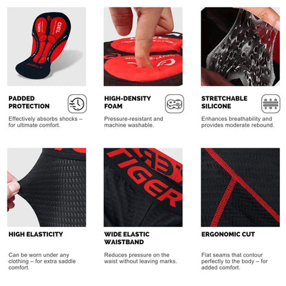 Cyclonix UK - Cycling Underwear with 5D Gel Padding – VeloShield™