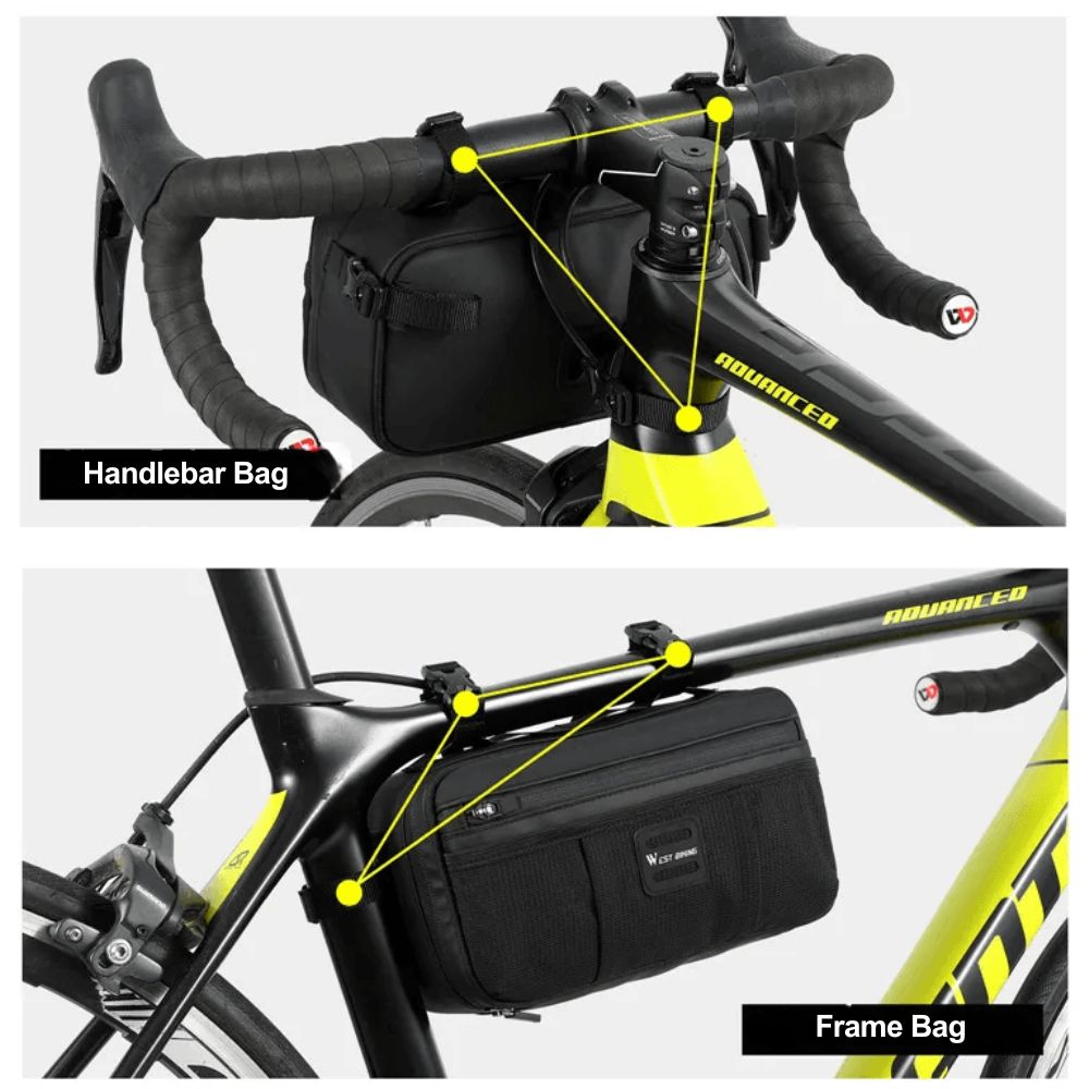 Cyclonix UK - Spacious Handlebar Bag – BarCarrier™