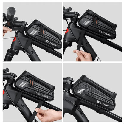 Cyclonix UK - Handlebar Bag with Touchscreen Access – HandleBag™